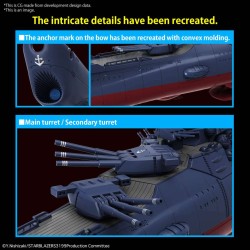 Bandai Model Kit - Star Blazers 3199  Space Battleship Yamato 1:1000